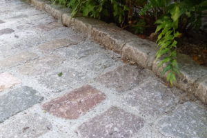 Pavés entiers de Paris en granit