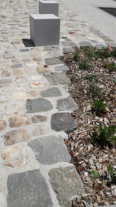 Pavés en grès de Fontainebleau et de Versailles