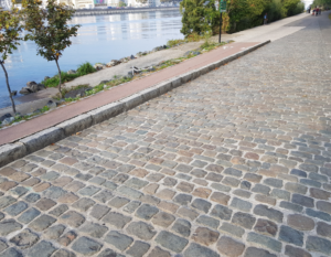 Pavés de Lyon carrossables en granit