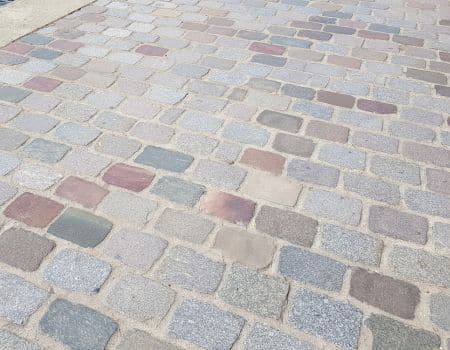 Pavés de Paris anciens sciés