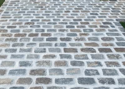 Pavés en granit ancien