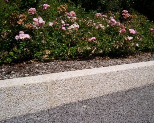 Bordure granit beige / jaune