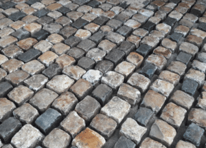 Pavés de réemploi en grès