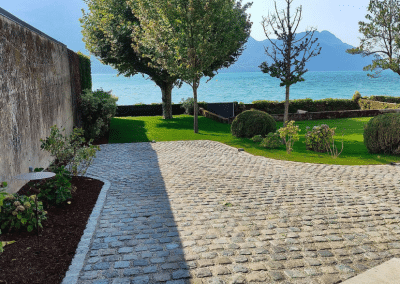 Aménagement d'une allée - Viviers-du-lac
